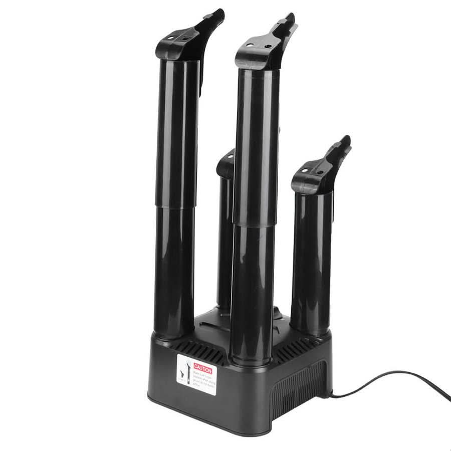 Asciugatore domestico per scarpe con tre tubi, 200W, timer, 45–65°C, peso circa 1,9 kg