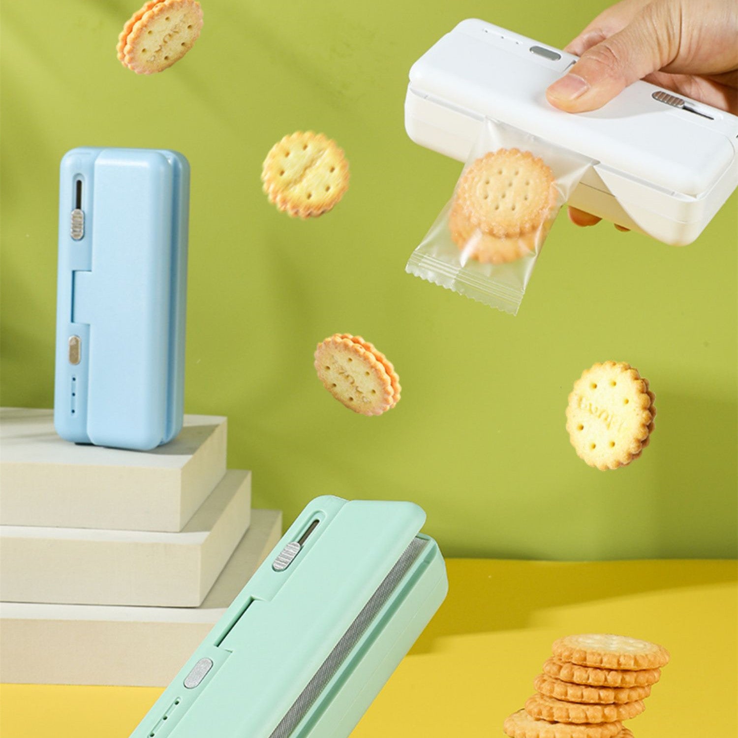 Sigillatrice Sottovuoto Elettrica Pressione Manuale Cucina USB