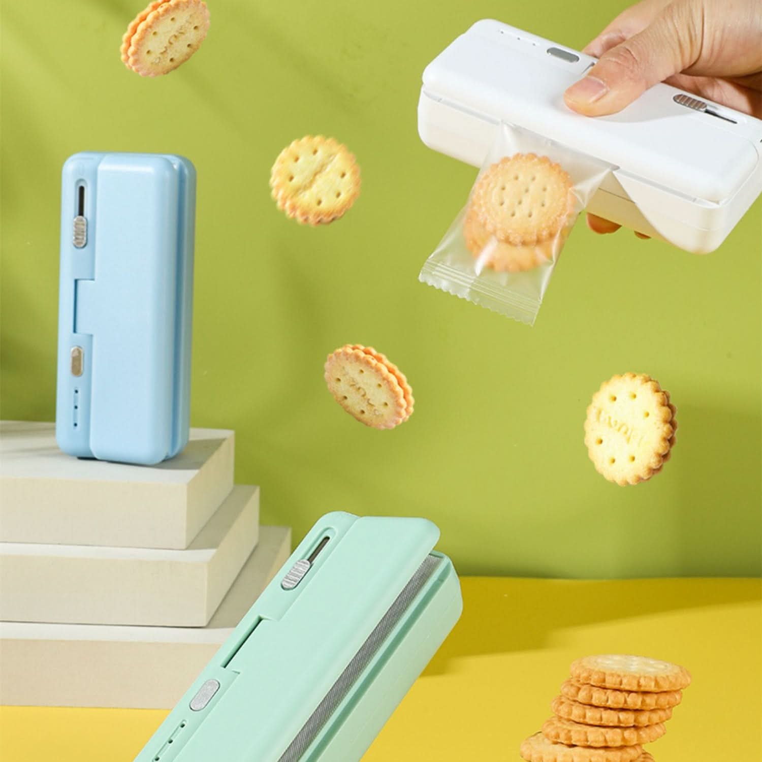 Sigillatrice Sottovuoto Elettrica Pressione Manuale Cucina USB