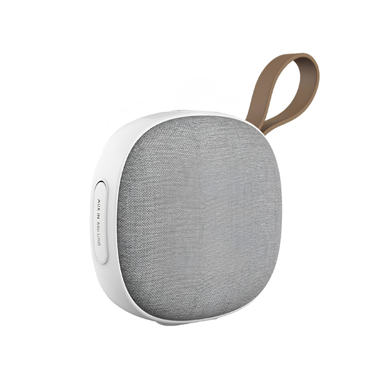 Altoparlante Bluetooth magnetico portatile con cinghia, IPX6, bassi potenti.
