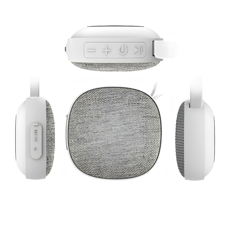 Altoparlante Bluetooth magnetico, wireless, mini e leggero, rivestimento pelle, bassi potenti, gancio, IPX6, BT 4.0.