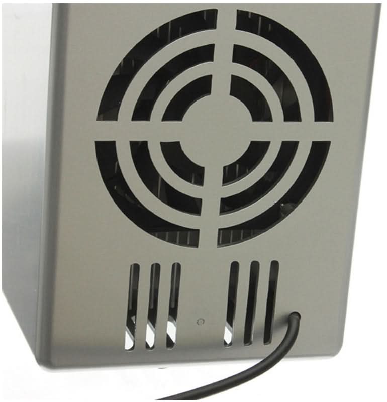 Mini frigorifero USB freddo/caldo dual-use da 5V, raffredda due bevande, ventola posteriore e cavo USB