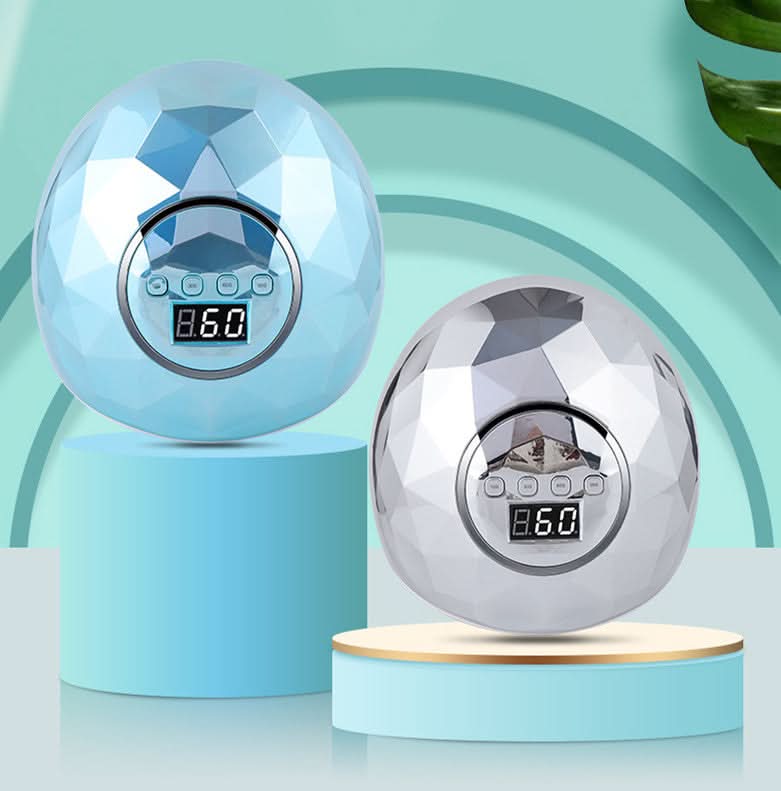 Lampada LED per asciugatura smalto colorata, 86W, 39 LED, ABS, confezione: lampada, cavo e manuale.