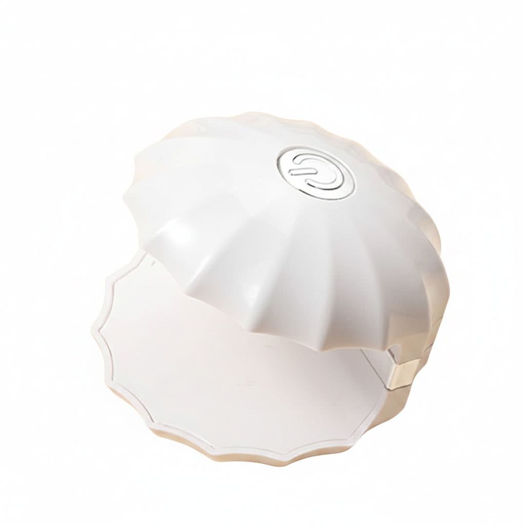 Lampada LED per asciugatura rapida delle unghie 18W, bianca, alimentazione USB, 68x68x58mm.