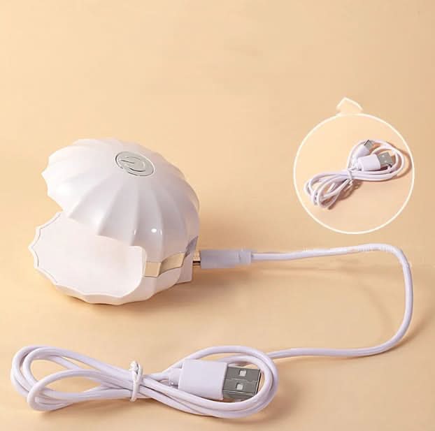 Lampada LED per asciugatura rapida unghie 18W, bianca, alimentazione USB, dimensioni 68×68×58 mm, con cavo USB incluso