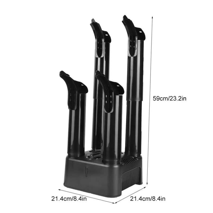 Asciugascarpe domestico a quattro supporti, 200W, 60Hz, timer, 45–65°C, peso 1,926 kg