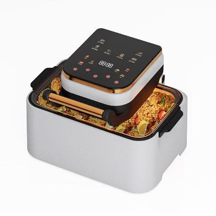 Smart Loop Air Fryer Flip Electric Oven: forno ad aria 3D da 4-5 porzioni, potenza 1700W, finitura nera/bianca/grigia.