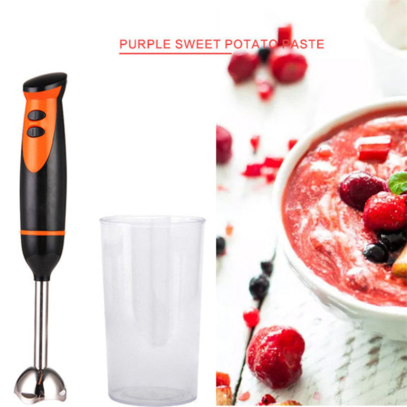 Frullatore a immersione Baby Multifunctional Food Machine Mixer Processor, contenitore trasparente e ciotola con bacche