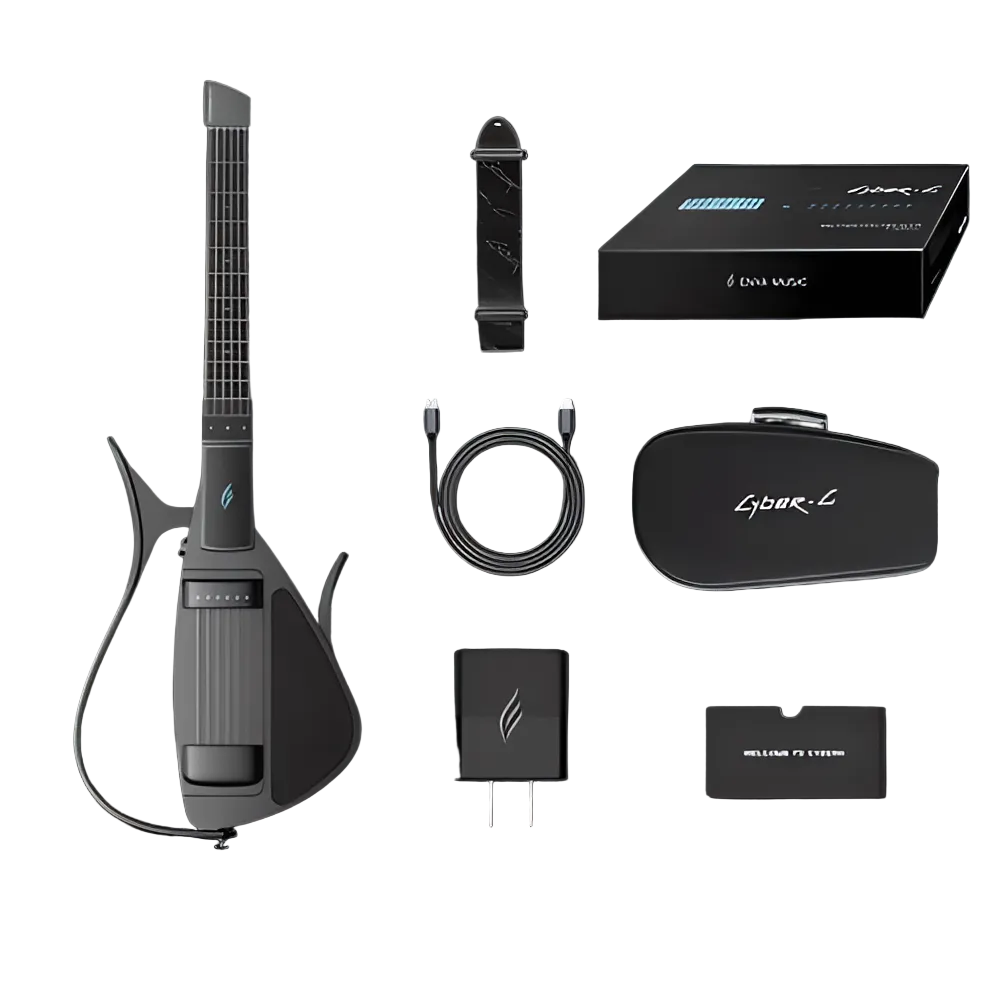 Strumenti Musicali Elettronici Smart Chitarra Elettrica Colore Nero Accessori Inclusi