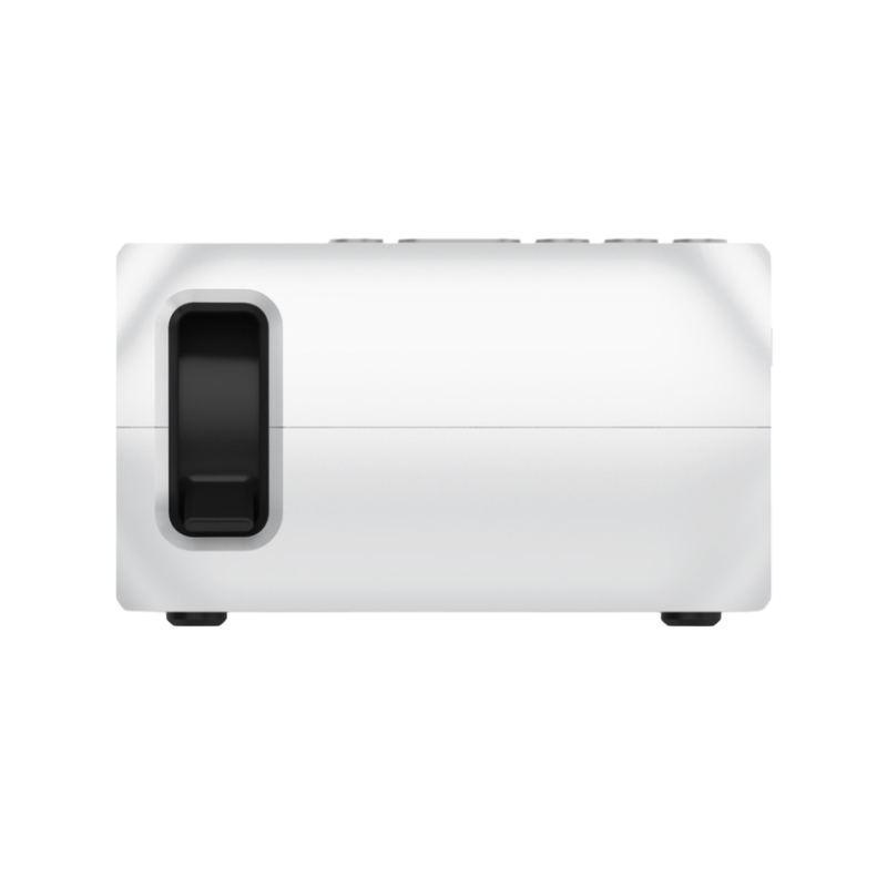 Proiettore domestico mini portatile QVGA LED, proiezione frontale, risoluzione 320x240, schermo 20-80 pollici, confezione: 1 proiettore