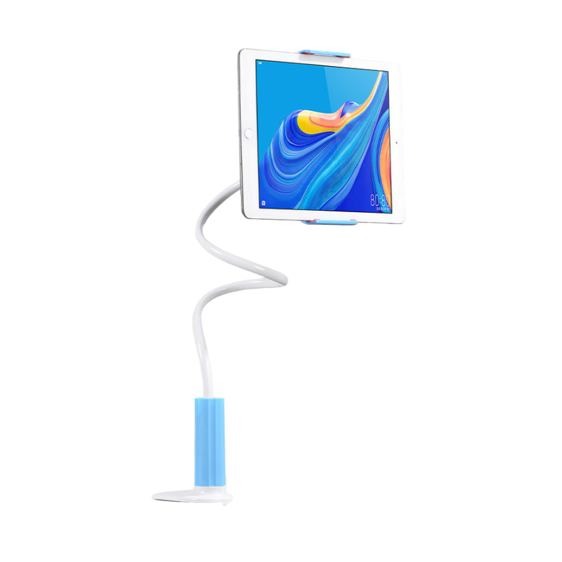 Supporto flessibile a spirale con base girevole a 360° per smartphone e tablet