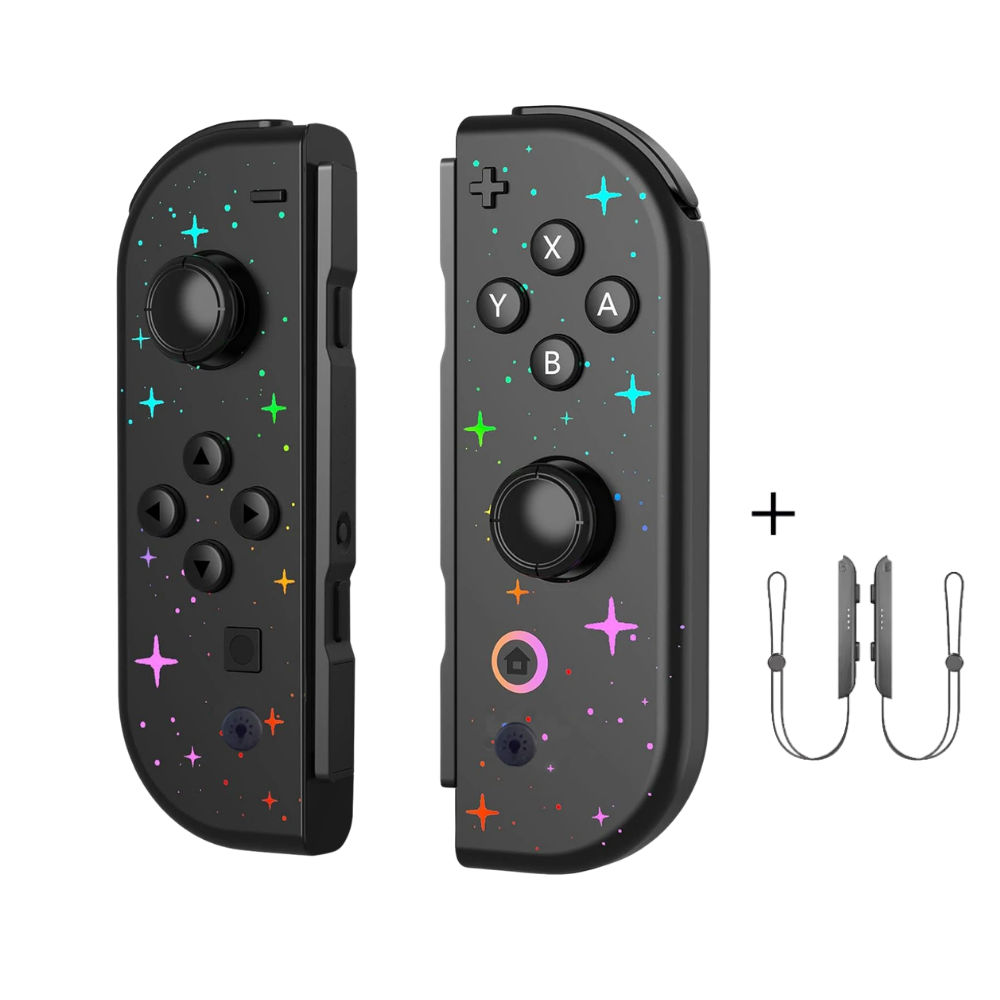 Joystick Turbo Wireless Compatibile Nintendo Gaming Videogiochi Diversi Colori Fantasie Vibrazioni
