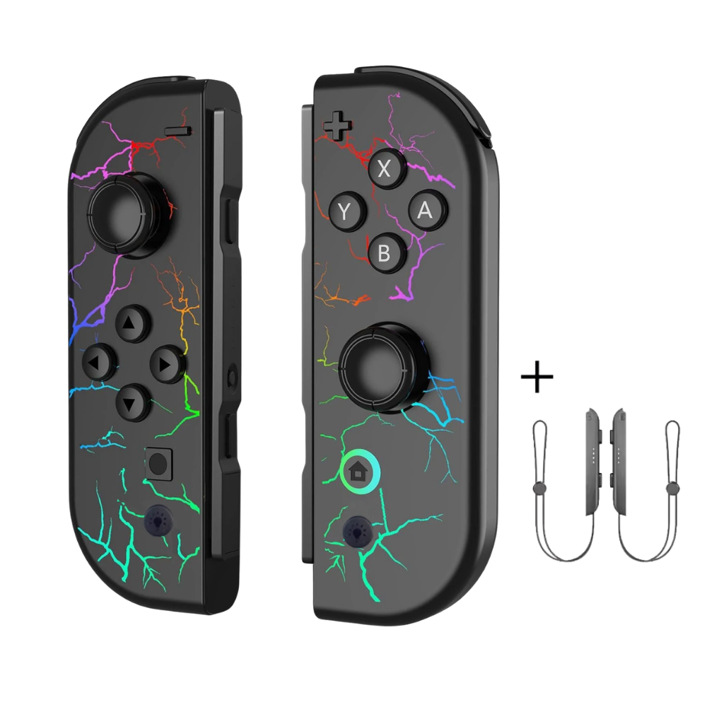 Joystick Turbo Wireless Compatibile Nintendo Gaming Videogiochi Diversi Colori Fantasie Vibrazioni