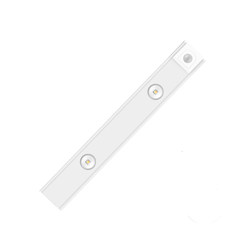 Barra LED USB ultrafine con sensore di movimento, luce notturna wireless per armadi e guardaroba.