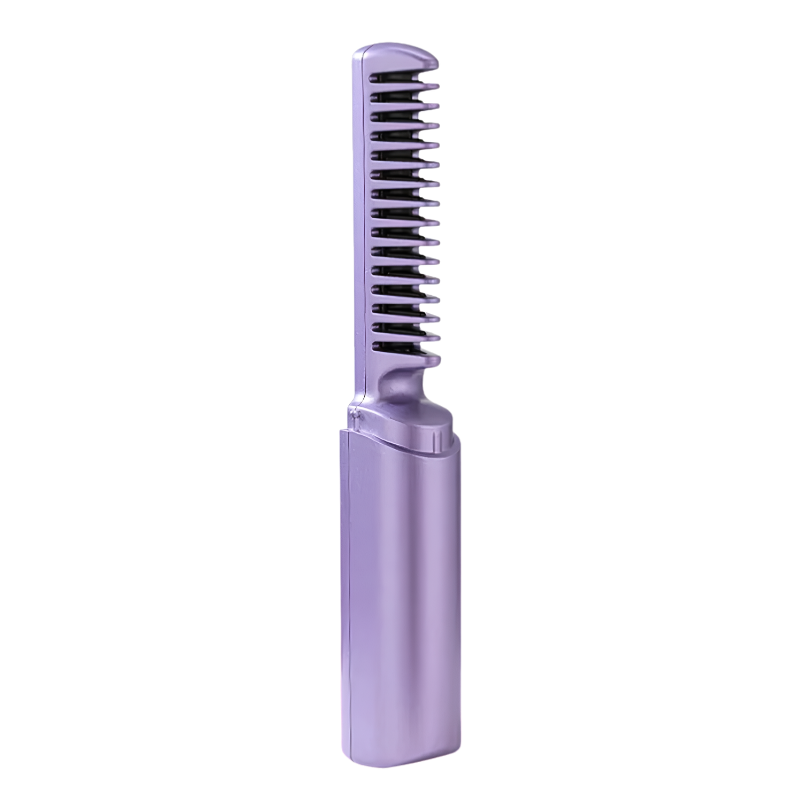 Spazzola Modellante Capelli Lisci Ricci Wireless Ioni Negativi