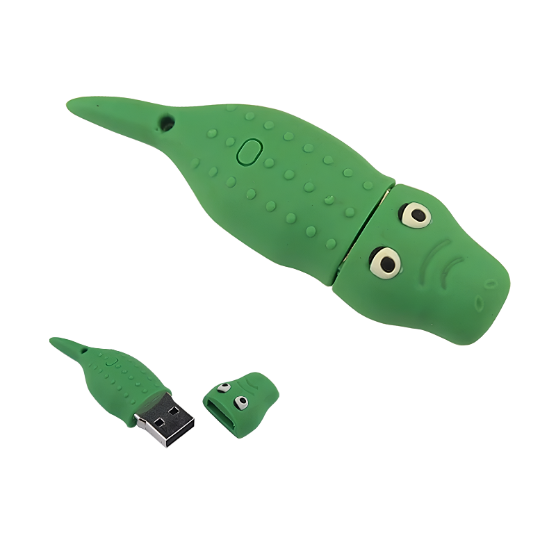 Chiavetta USB Creativa Forma Coccodrillo Trasferimento Dati Veloce