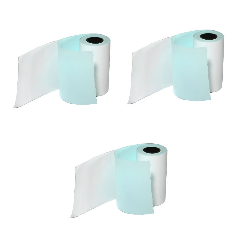 Tre rotoli di carta termica per stampante fotografica Bluetooth portatile