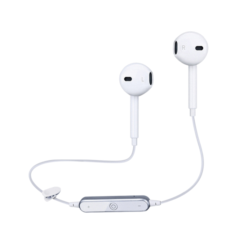 Cuffie wireless Bluetooth stereo in-ear con controllo remoto e clip, ideali per sport. connections 4.1.