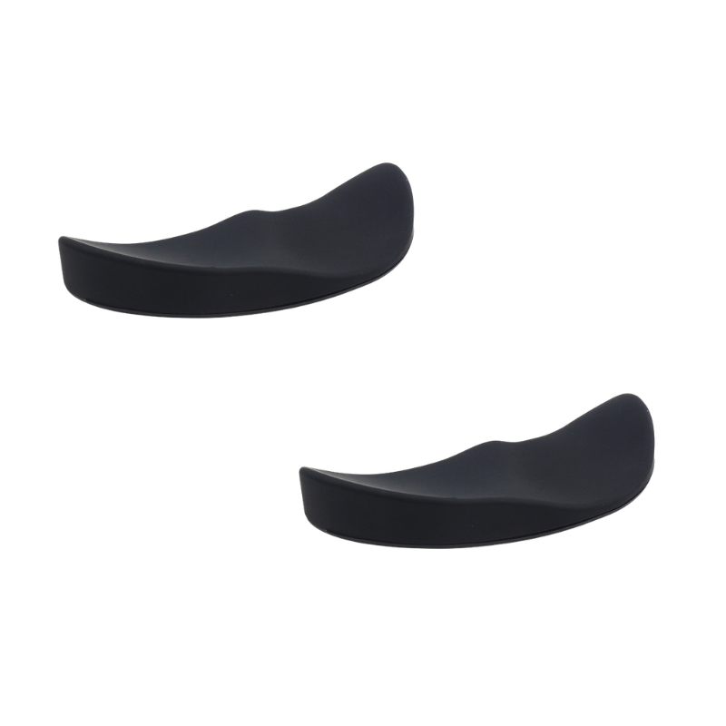 Custodia ergonomiche in gel siliconico per polso, design convesso bionico antiscivolo per mouse right hand, supporto prevenzionale ufficio e gaming.