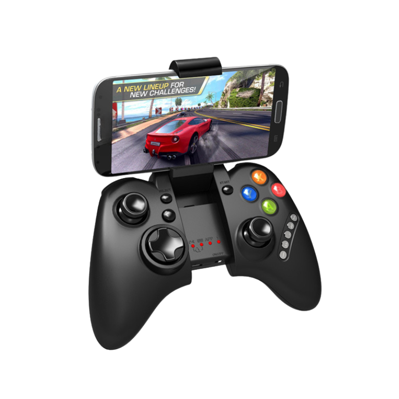 Controller Bluetooth nero per smartphone con supporto phone, compatibile con iOs, Android , perfetto per gaming mobile.