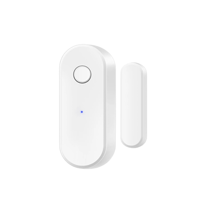 Sensore WiFi anti-intrusione per porte e finestre. Allarme sicurezza smart con controllo app, compatibile con Alexa e Google Home.