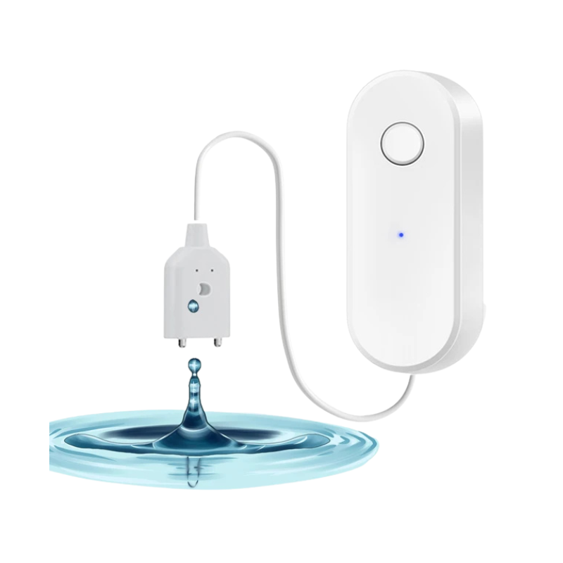 Sensore perdite acqua Tuya WiFi con allarme livello liquido, notifiche in tempo reale tramite app SmartLife