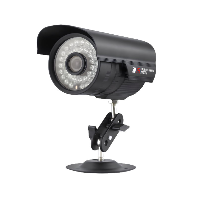 Telecamera di sorveglianza IR notturna CMOS 1000TVL, 0 Lux, F/1.2, SNR>48dB, 12V, 36LED, staffa di montaggio