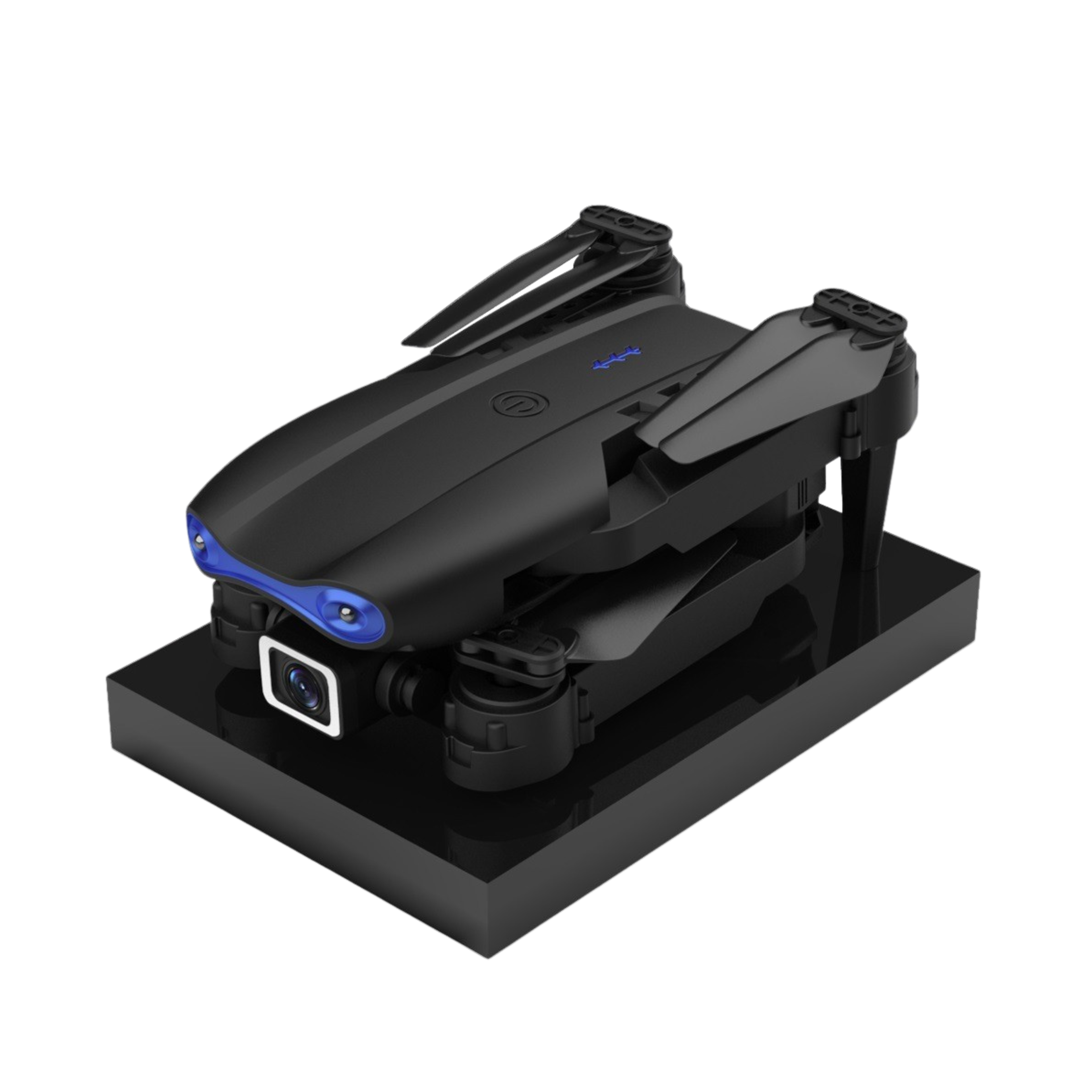 Drone 4K con doppia camera, rilevamento ostacoli a tre lati, controllo smartphone, volo stabile e pieghevole