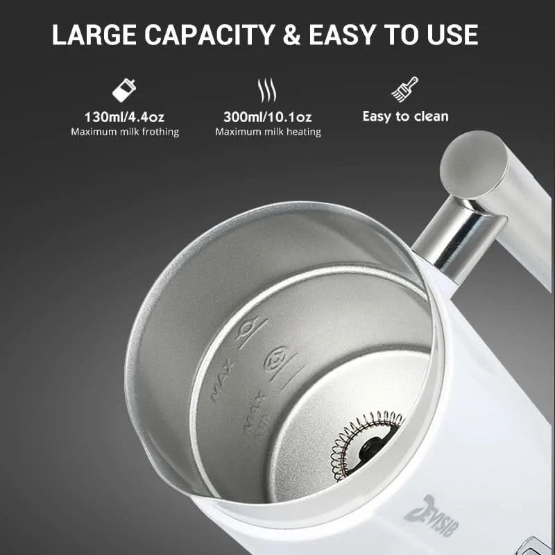 Montalatte Caldo Freddo Capacità 300ml Potenza 500W Tensione 220-240V Bianco Nero Accessori Elettrodomestici Casa Cucina Cibo - POWER SMARTECH