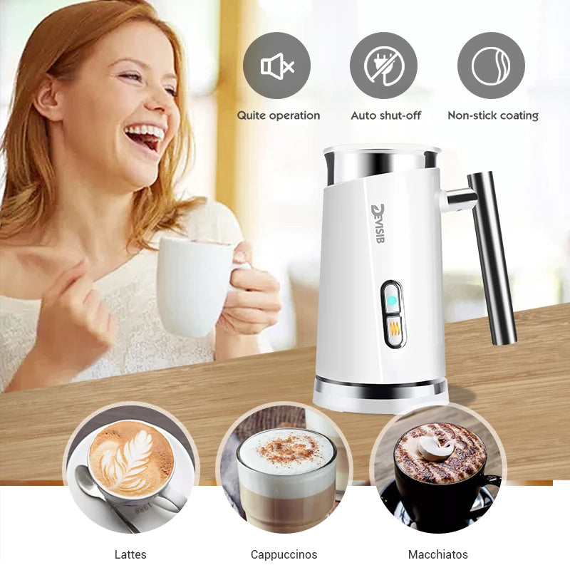 Montalatte Caldo Freddo Capacità 300ml Potenza 500W Tensione 220-240V Bianco Nero Accessori Elettrodomestici Casa Cucina Cibo - POWER SMARTECH
