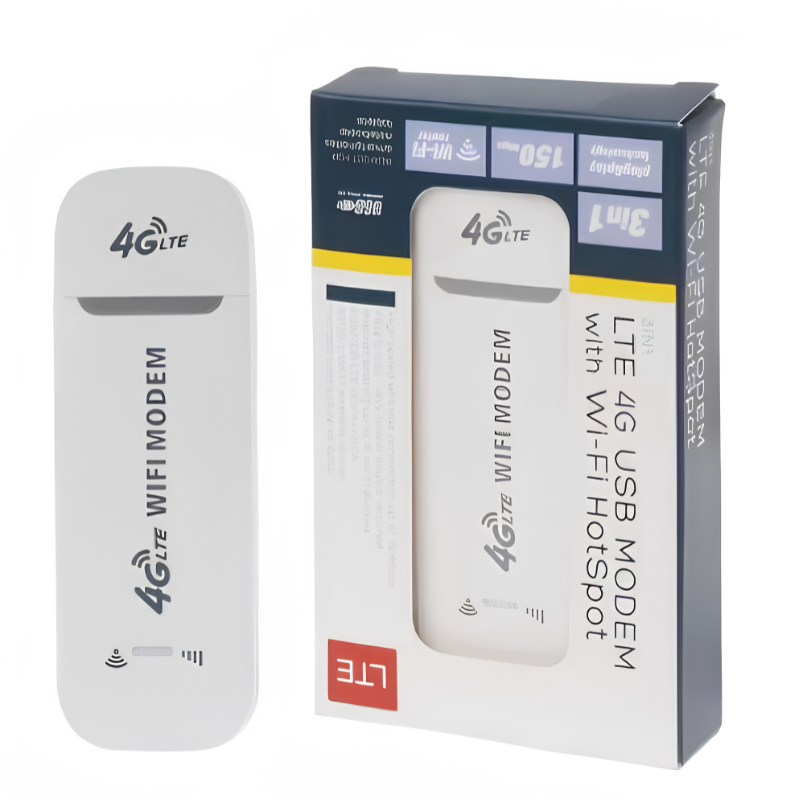 Modem USB 4G LTE con hotspot Wi‑Fi, senza SIM, nessun driver richiesto, compatibile con Linux, Android, Windows, Mac OS