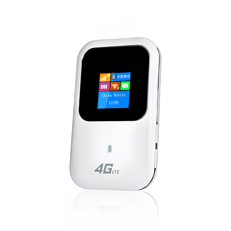 Router WiFi portatile 4G H80: download 100Mbps, upload 50Mbps, 10 utenti, batteria 2400mAh, standby >30h