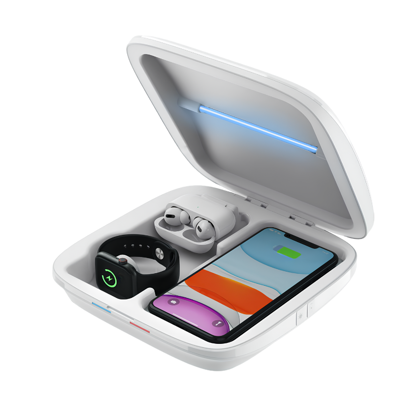 Box Disinfezione UV USB Doppia Modalità Sterilizzazione Ricarica
