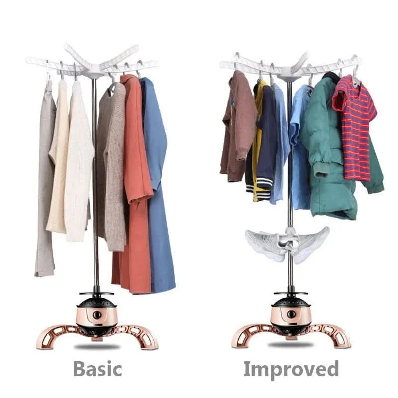 Asciugatrice Portatile Essiccatore Vestiti Scarpe Comodo Acciaio Oxford ABS 75° Capacità Carico Massima 15kg Elettrodomestici - POWER SMARTECH