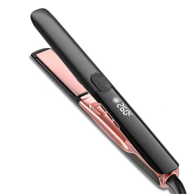 Piastra Professionale Nera Rosa Utile Potente Lisci Bagno Elettronica Resistente