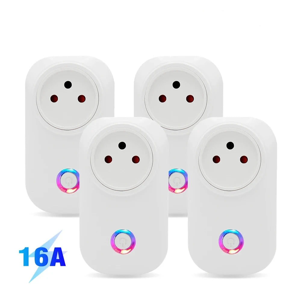 Presa Intelligente Wifi 16A Intelligenza Artificiale Telecomando Wireless Compatibile Smart Colore Bianco - IN POWER SMARTECH