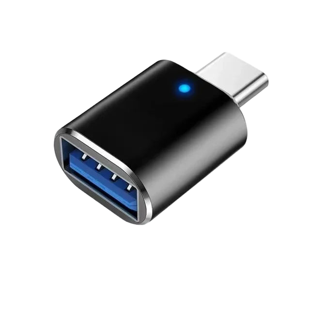 Adattatore Piccole Dimensioni Colore Nero Argento LED Velocità Trasmissione Rapida 5Gbps