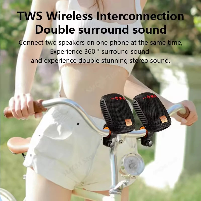Cassa Bluetooth Bicicletta Impermeabile Resistente Durevole Silicone Durata 3h Ricaricabile USB Accessori Audio - IN POWER SMARTECH