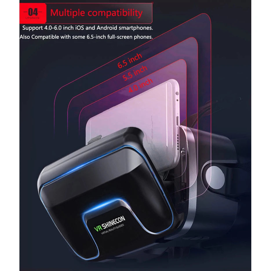 Visore Gaming Videogiochi Realtà Virtuale 3D Compatibile Cellulare Smartphone Android Iphone - IN POWER SMARTECH
