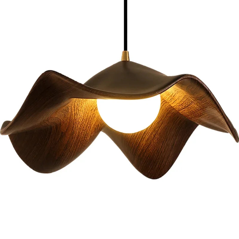 Lampada Soffitto Materiale Legno Decorazione Soffitto Arredo Casa Stile Creativo Moderno