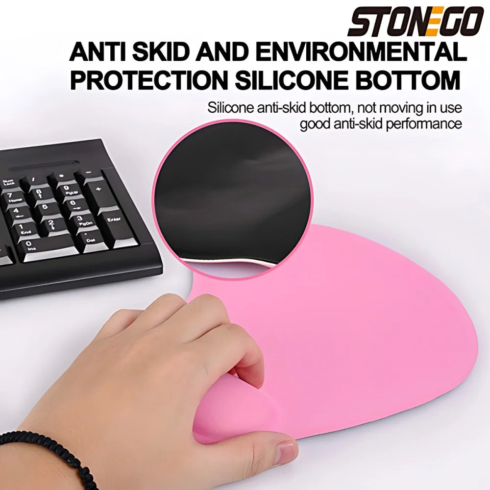 Tappetino Mouse Colorato Supporto Schiuma Imbottitura Neoprene Antiscivolo Comodo Pratico Accessorio Computer - IN POWER SMARTECH