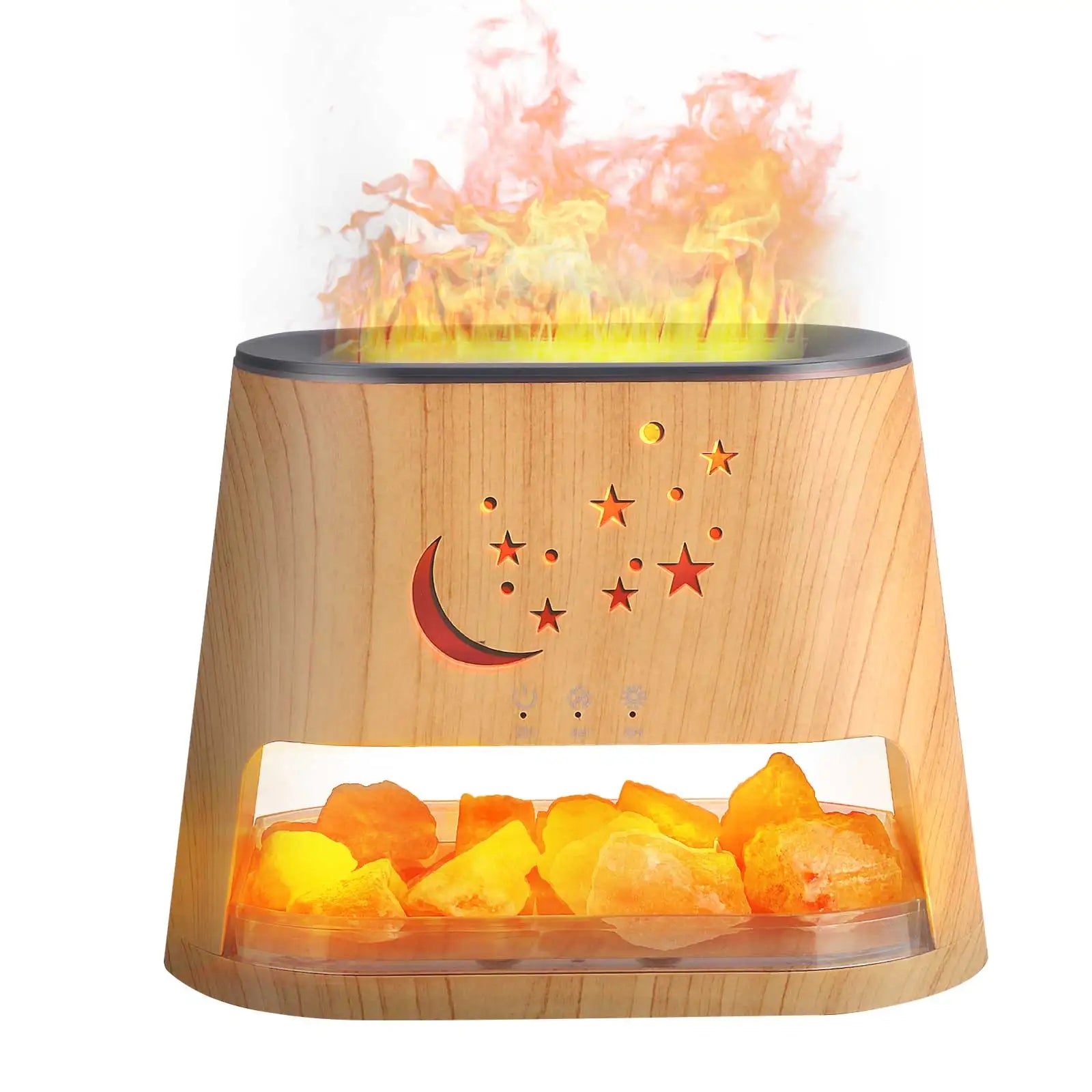 Aromaterapia 2in1 Colori LED 7 Modalità Capacità 260ml Legno