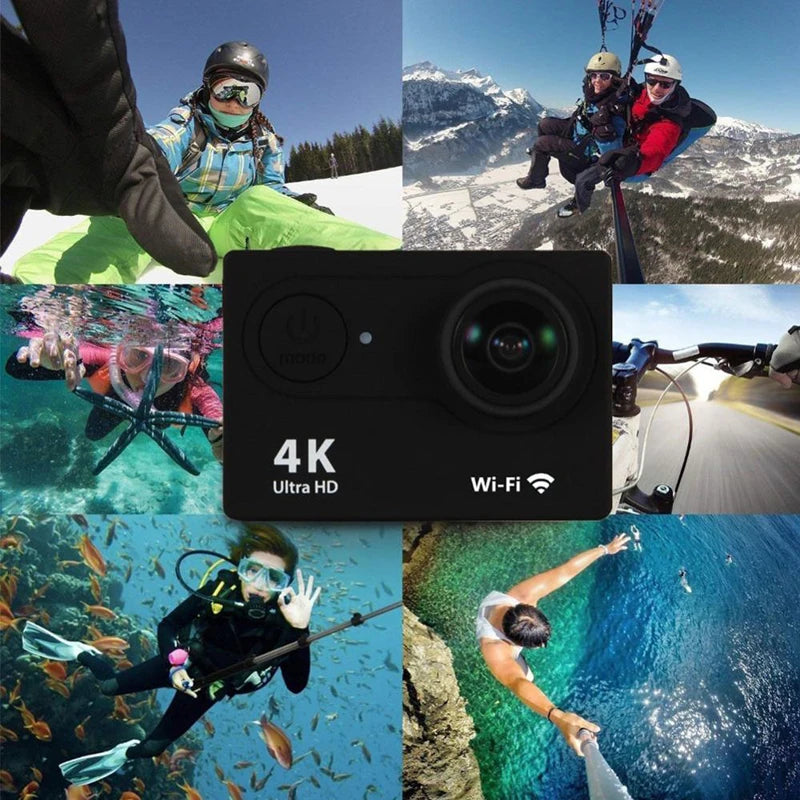 Action Camera Videocamera Portatile Impermeabile Sport Diversi Colori Schermo LCD Batteria Lunga Durata - IN POWER SMARTECH