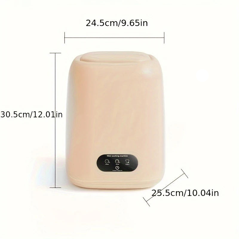 Mini Lavatrice Portatile Ricaricabile 220V Beige Capacità 9L Accessori Casa Elettrodomestici Utili - IN POWER SMARTECH