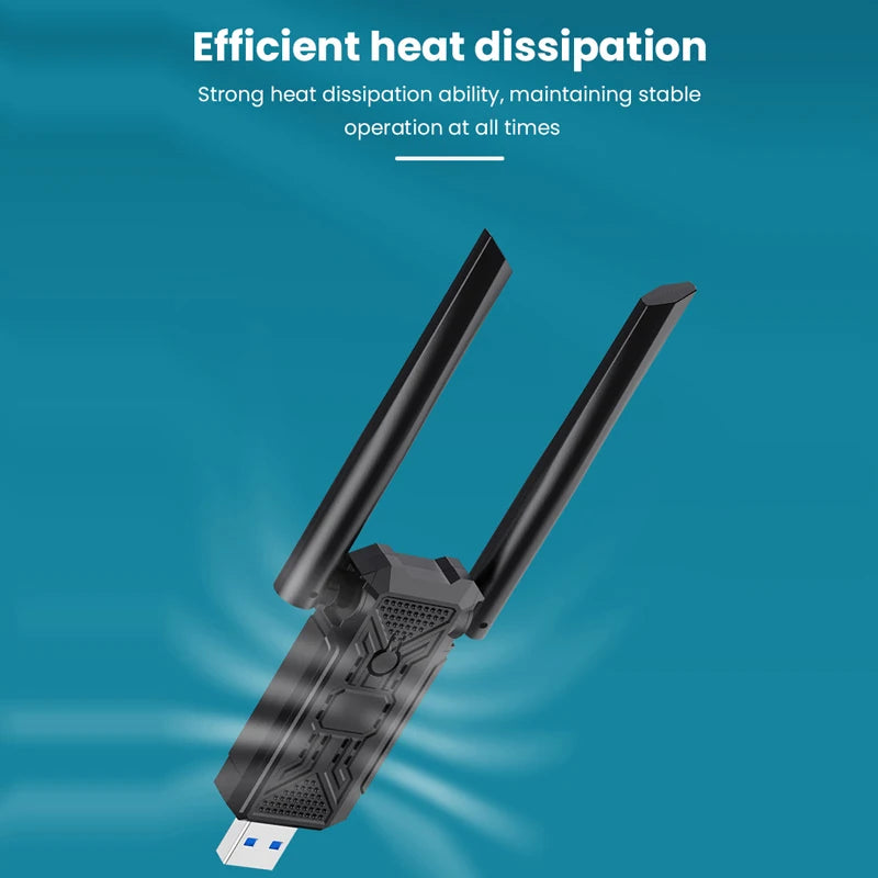 Chiavetta USB Ripetitore WiFi Velocità 300Mbps Aria Copertura 100m Due Antenne Piccole Dimensioni - POWER SMARTECH