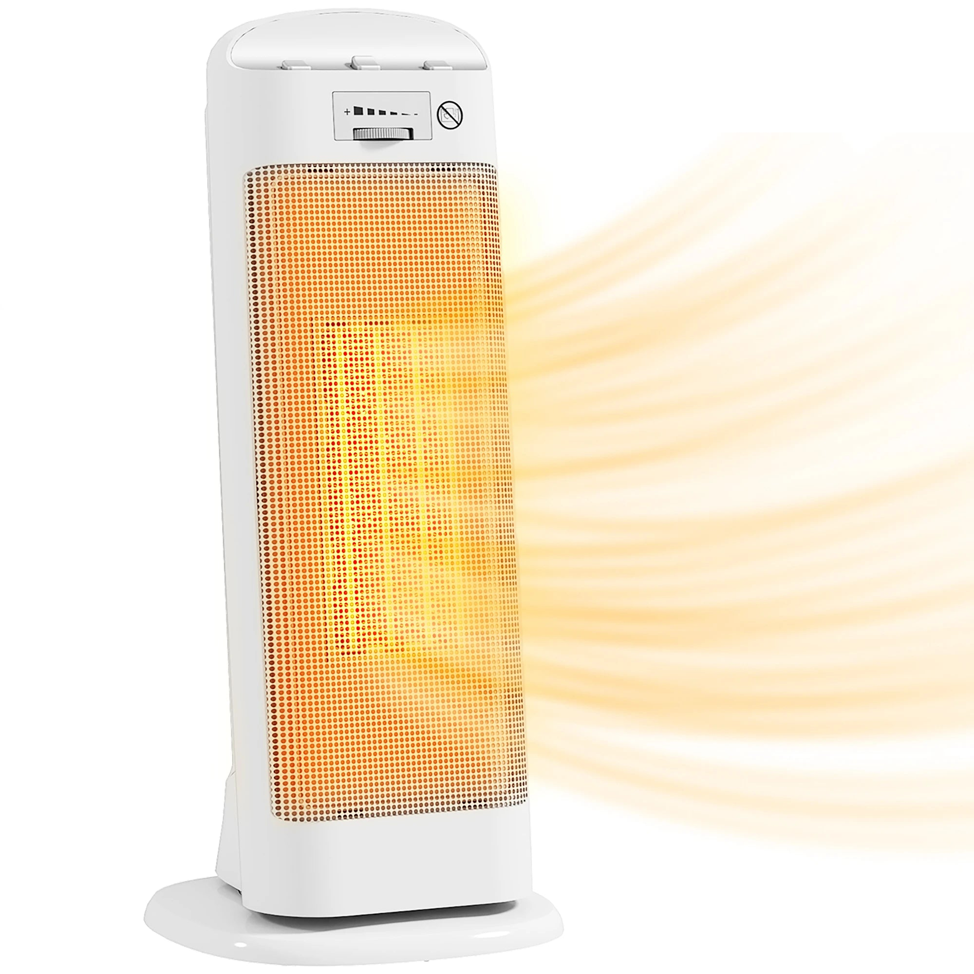 Riscaldatore Elettrico 2000 W 4 Modalità Regolabile Contro Ribaltamento Surriscaldamento