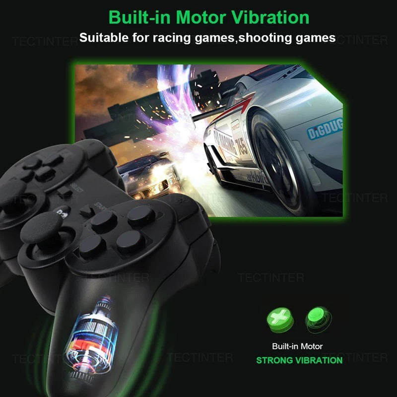 Joystick Console Videogiochi Compatibile Playstation 2/3 Wireless Impugnatura Comoda Antiscivolo Gaming - IN POWER SMARTECH