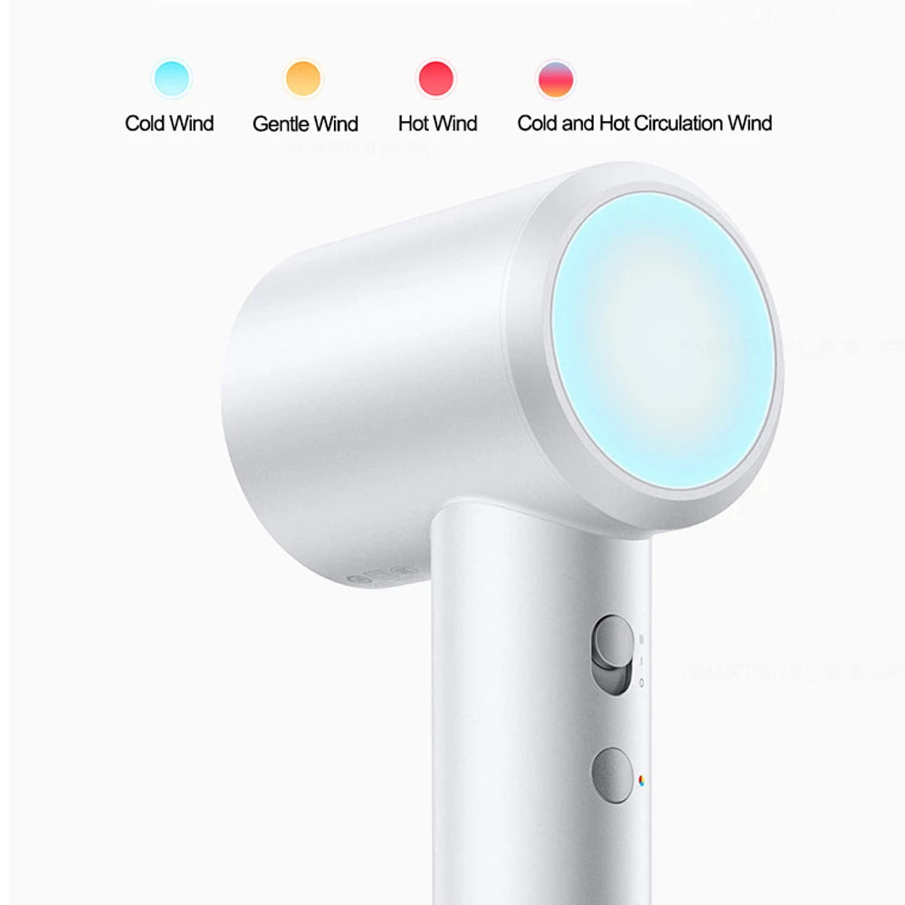Asciugacapelli Diversi Colori 4 Temperature Luce LED 2 Velocità Controllo Intelligente Protezione Cuoio Capelluto Accessori Cura Persona Elettrodomestici - POWER SMARTECH