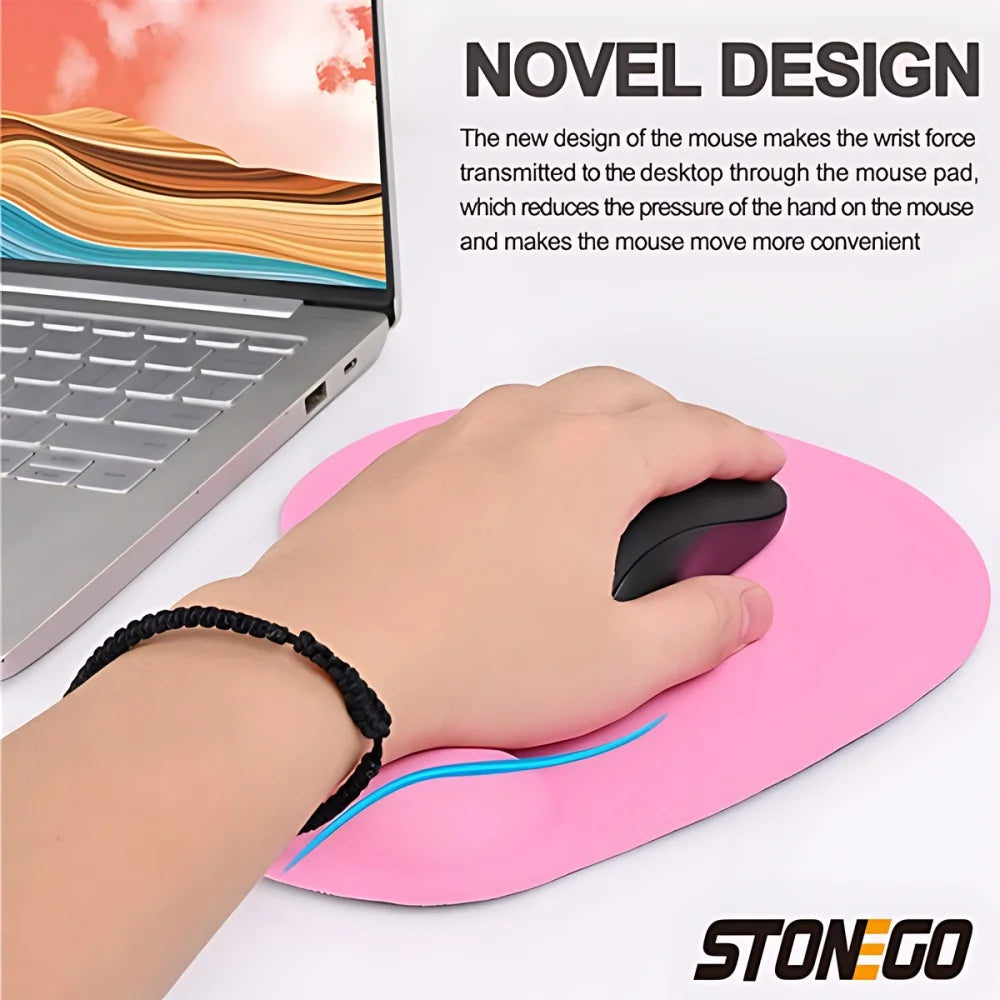 Tappetino Mouse Colorato Supporto Schiuma Imbottitura Neoprene Antiscivolo Comodo Pratico Accessorio Computer - IN POWER SMARTECH
