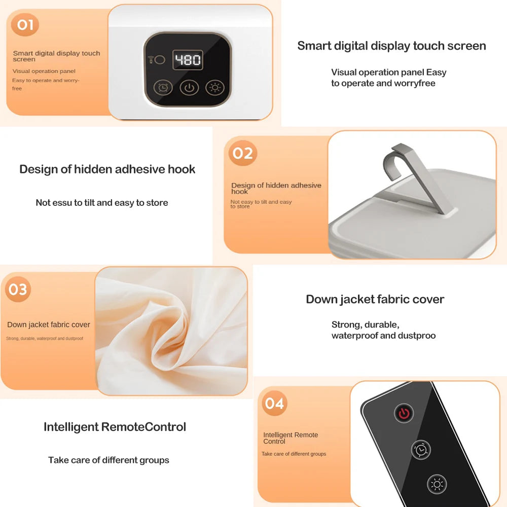Asciugatrice Portatile Essiccatore Vestiti USB 600W Accessori Elettrodomestici Casa Viaggio Utilità Comodità - POWER SMARTECH